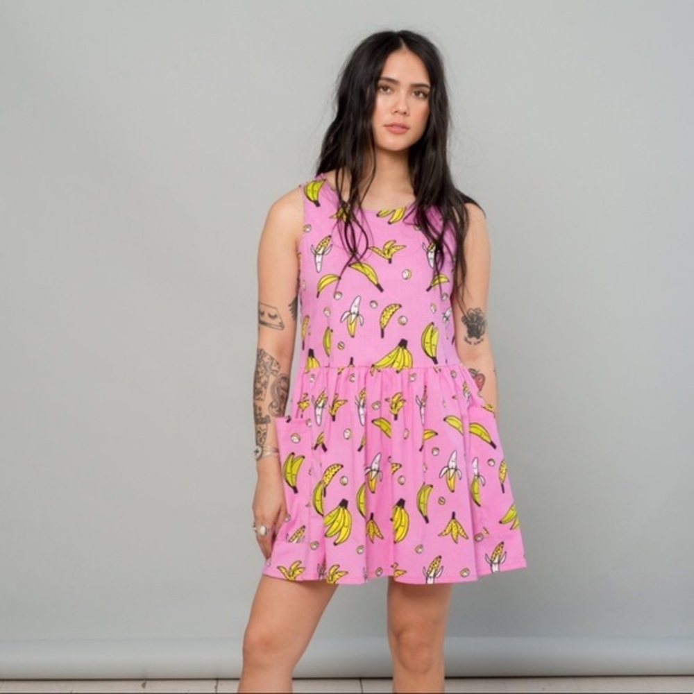 Nooworks Big Pocket Dress XS Gentle Thrills BANANAS (Sold Out/Limited)
